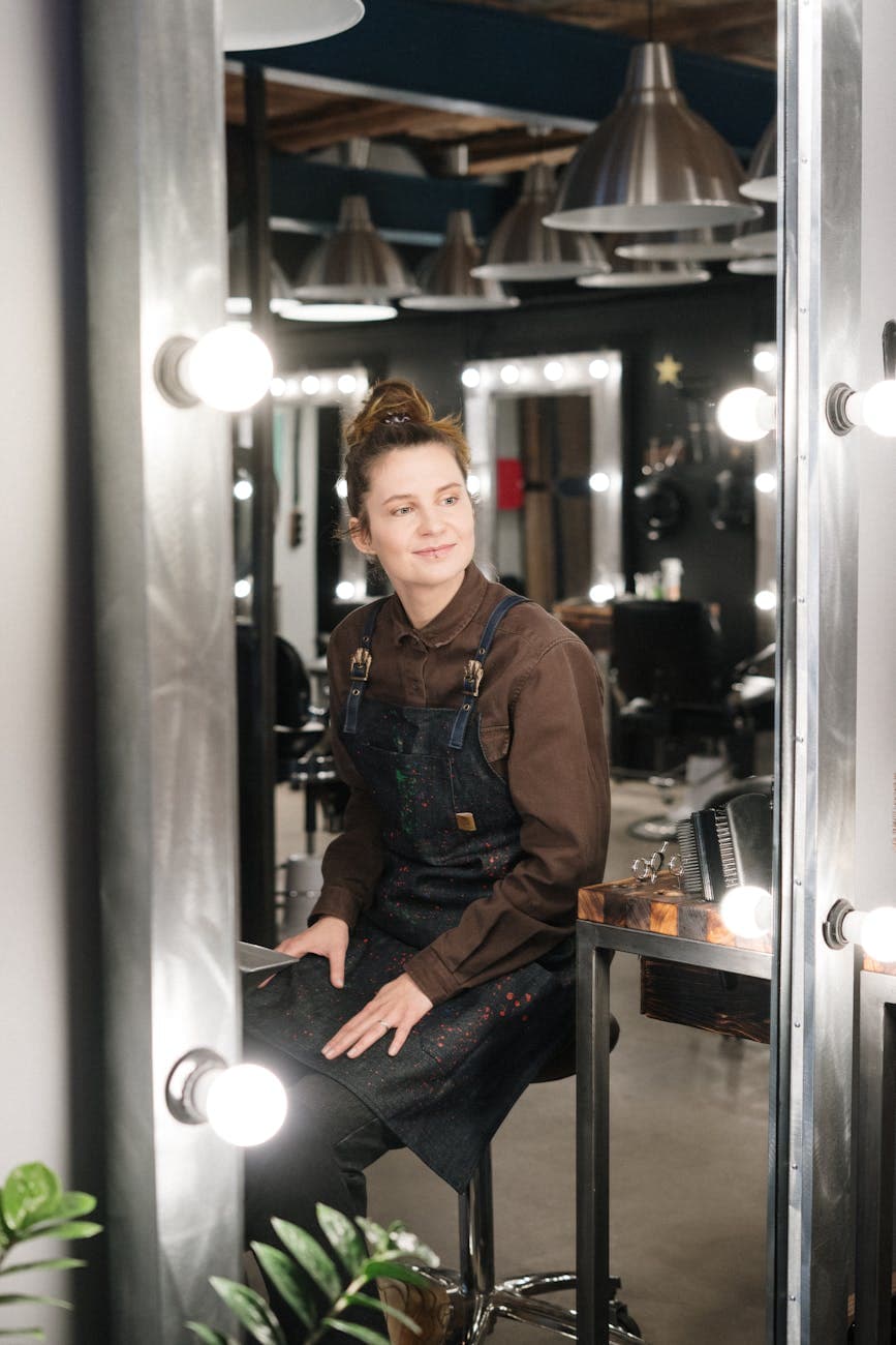 Portrait of a female lash specialist